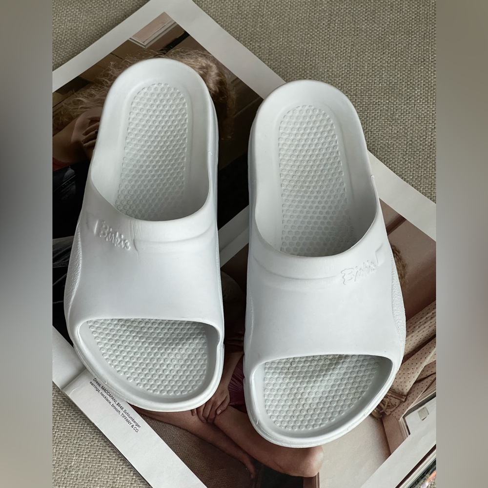 Birkenstock Birki's Rubber Slip-On Slide Sandals EUR 37